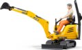 Bruder JCB 8010 CTS mini kotrógés építőmunkás figurával