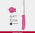 Victorinox Swiss Classic Gourmet Steak kés, 12 cm, rózsaszín