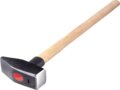 Toolcraft ráverő-kőtörő kalapács fa nyéllel, 3000g