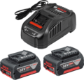 Bosch 2 x GBA 18V 5.0Ah Professional akkumulátor és GAL 1880 CV gyorstöltő szett