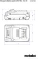 Metabo LiHD akkumulátor, 18V, 4.0 Ah