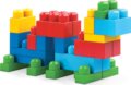 Mega Bloks, 60 db klasszikus színű építőkocka táskában