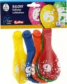 Színes számos lufi 5 darabos, 6