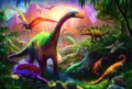 Dinoszauruszok puzzle, 100 darabos