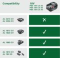 Bosch PBA 1600A011T8 akkumulátor, 18V, 4 Ah