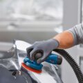 Bosch GEX 12V-125 (L) solo CLC Professional excentercsiszoló, Akku és töltő nélkül