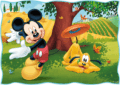 Szép nap Mickey számára 4 az 1-ben puzzle, 35, 48, 54, 70 darabos