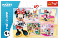Minnie egér a fotós puzzle, 60 darabos