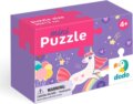 Unikornisok mini puzzle, 35 darabos