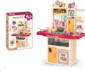Szuperséf kiskonyha szett, rózsaszín, 74 részes