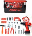 Szerszámos láda készlet gyerekeknek, 25 darabos