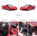 Rastar, Ferrari LaFerrari távirányítós autó, piros, 1:14