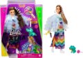 Barbie Fashionistas, Extravagáns barna hajú Barbie sárga kabátban, krokodillal