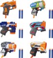 NERF MicroShots szivacslövő fegyver pakk, 6 darabos