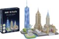 New York látképe 3D puzzle, 123 darabos