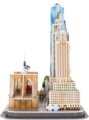 New York látképe 3D puzzle, 123 darabos