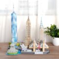 New York látképe 3D puzzle, 123 darabos