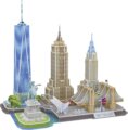New York látképe 3D puzzle, 123 darabos