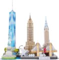 New York látképe 3D puzzle, 123 darabos