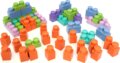 Roo Crew ECO, Építőkocka szett tárolózsákban, 50 darabos