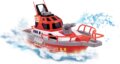 Dickie Toys RC tűzoltó modellhajó