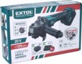 Extol Industrial Share 20V Akkus sarokcsiszoló, 4000 mAh akkuval