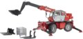 Bruder Manitou MRT teleszkópos rakodógép tartozékokkal