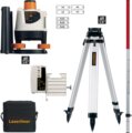 Laserliner BeamControl-Master 120 Set lézeres szintező, állvánnyal