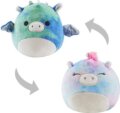 Squishmallows, Dominic a sárkány és Aina az unikornis kifordítható 2 az 1-ben plüssfigura, 13 cm
