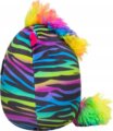 Squishmallows, Safiyah a szivárványos zebra plüssfigura, 20 cm