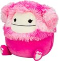 Squishmallows, Hailey a rózsaszín Big Foot Yeti plüssfigura, 30 cm