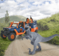 Dickie Toys, Parancsnoki Jeep terepjáró dinókkal