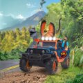 Dickie Toys, Parancsnoki Jeep terepjáró dinókkal