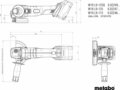 Metabo W 18 L 9-115 Akkus sarokcsiszoló, Akku és töltő nélkül, kofferben