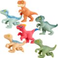 Goo Jit Zu, Jurassic World nyújtható mini akciófigura, Blue