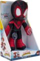 Spidey, Miles Morales Pókember plüssfigura, tapadókoronggal, 23 cm