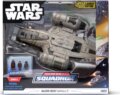 Star Wars, Csillagok háborúja Razor Crest Arvala-7 csatahajó, Din Djarin, Kuiil és Off-World Jawa figurával