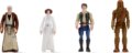 Star Wars, Csillagok háborúja Ezeréves Sólyom (Millenium Falcon), Han Solo, Chewbacca, Leia hercegnő és OBI-Wan Kenobi figurával