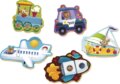 Educa Baby, Járművek sziluett puzzle, 3, 4, 5 darabos
