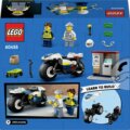 LEGO® City, Üldözés rendőrségi motorkerékpárral