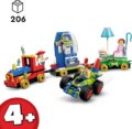 LEGO® Disney™, Toy Story ünnepi vonat és RC versenyautó