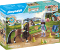 Playmobil Horses of Waterfall, Zoe & Blaze versenypályával