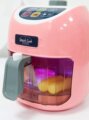 Air fryer játékszett hang- és fényhatásokkal, rózsaszín
