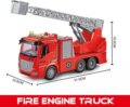 Tűzoltóautó hang- és fényhatásokkal, 31.5 cm