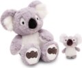 NICI GREEN, Barry koala kölykével, ülő, 30 cm