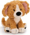 NICI GREEN, Plüss kutyus, ülő, barna, 35 cm