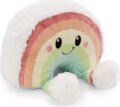 NICI GREEN, Nibsi szivárvány plüss, ülő, 28 cm