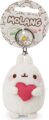 NICI, Molang a nyuszi kulcstartó szívvel, 8 cm