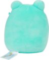 Squishmallows, Novi a zöldeskék béka tarka kendővel, 20 cm