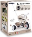 Smoby, 3 az 1-ben Be move Confort szülőkaros tricikli 2025, bézs